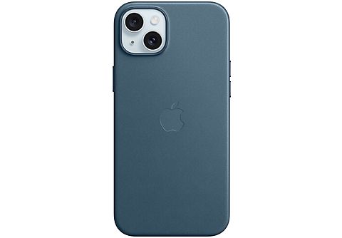 APPLE Custodia MagSafe in tessuto FineWoven per iPhone 15 Plus - Blu Pacifico