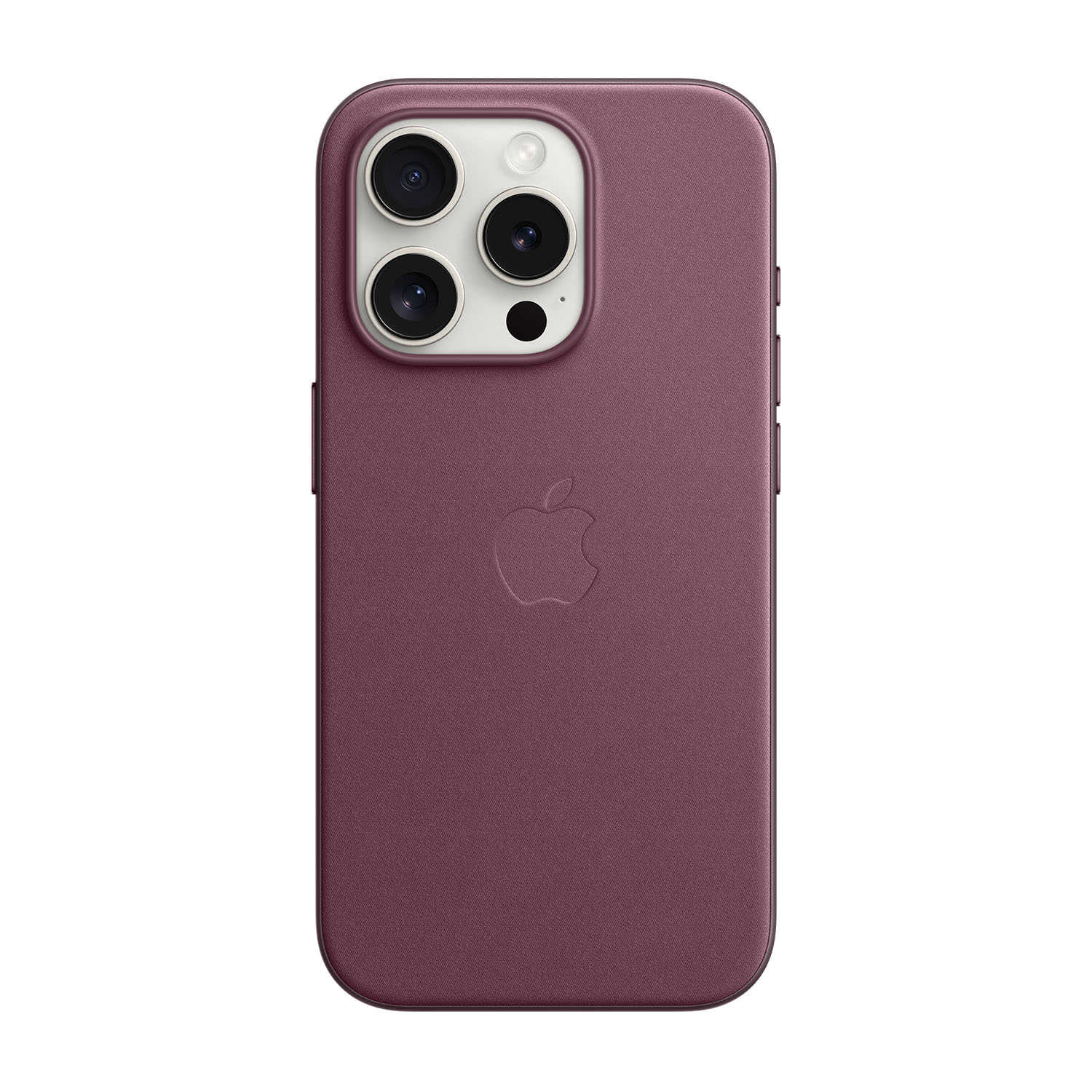 Apple Custodia MagSafe in tessuto FineWoven per iPhone 15 Pro - Gelso
