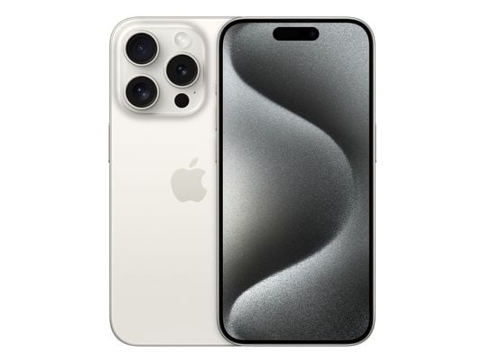 APPLE iPhone 15 Pro - Smartphone (6.1 ", 128 GB, White Titanium)