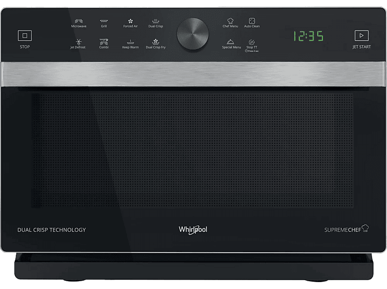 Whirlpool MWsc 833 B Crisp Four micro-ondes combiné