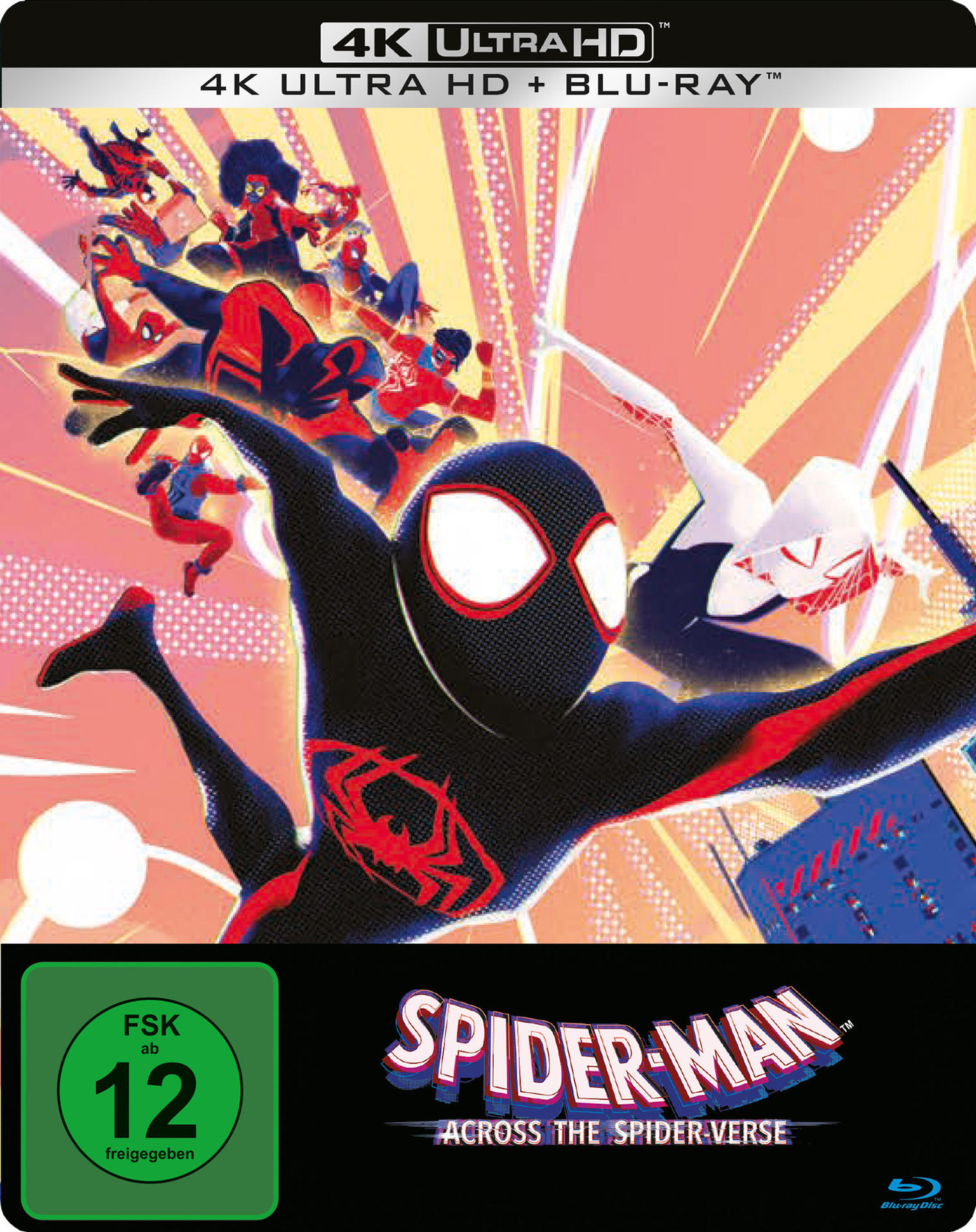 Blu-ray HD SteelBook® Spider-Verse Blu-ray the 4K Across Spider-Man: Limitierte Ultra Edition +