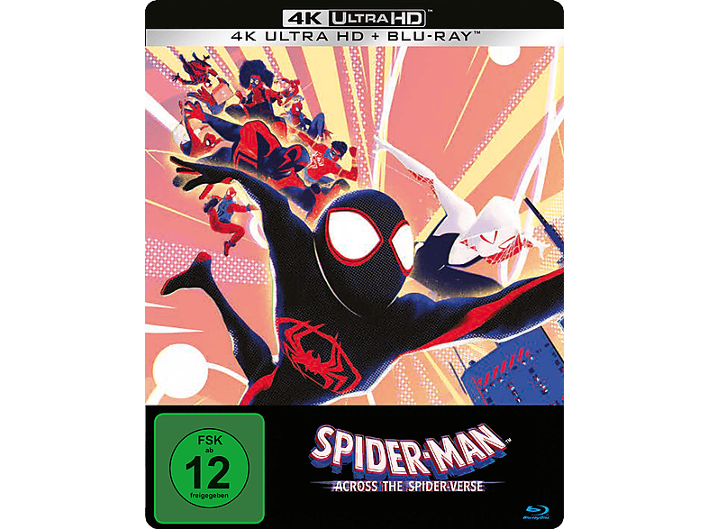 Ultra Spider-Verse SteelBook® Limitierte Across the HD Spider-Man: Blu-ray 4K Blu-ray + Edition