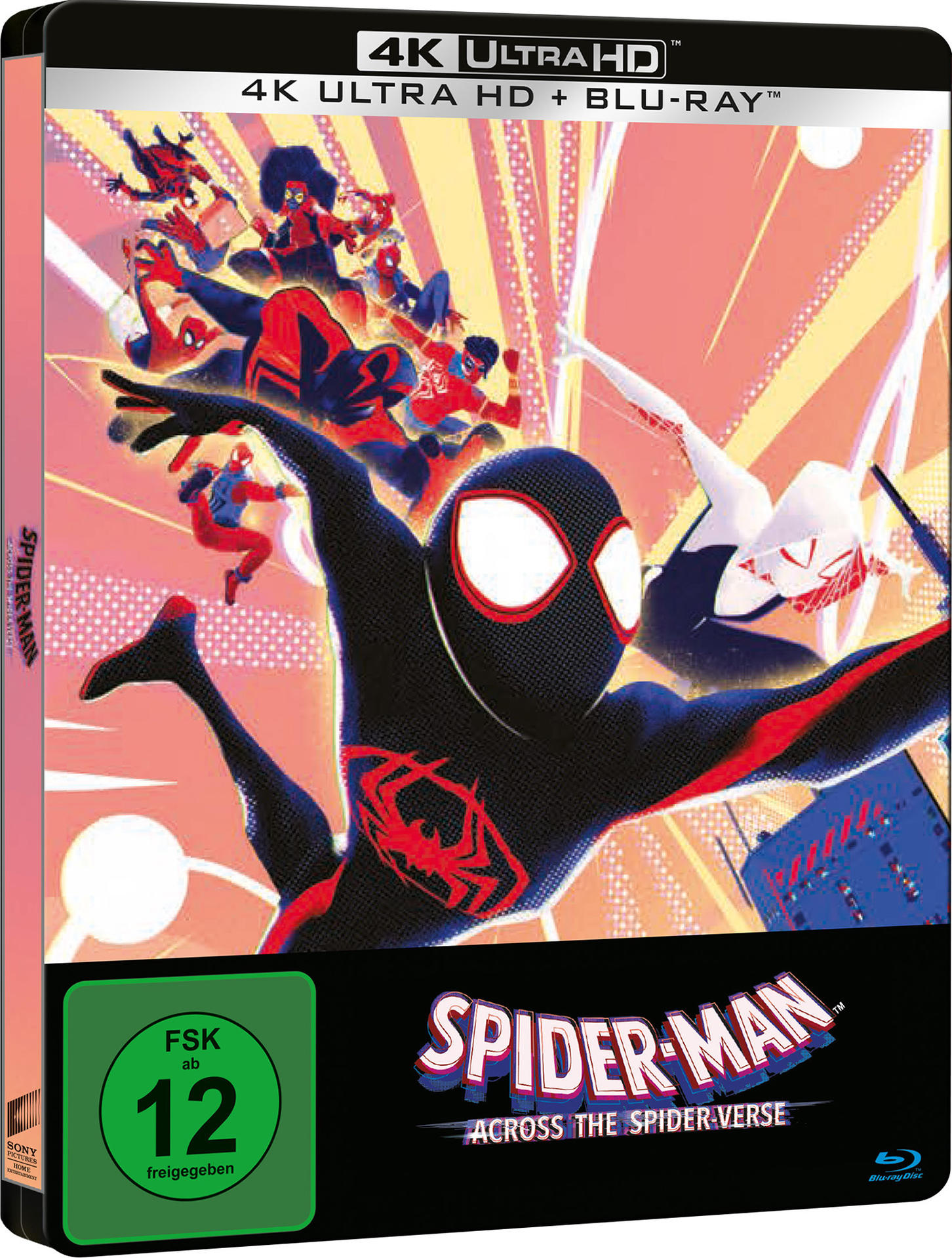 Ultra Spider-Verse SteelBook® Limitierte Across the HD Spider-Man: Blu-ray 4K Blu-ray + Edition