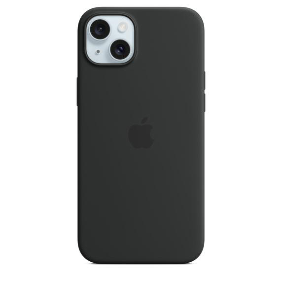 Plus, Backcover, mit Silikon Black MagSafe, APPLE iPhone 15 Case Apple,