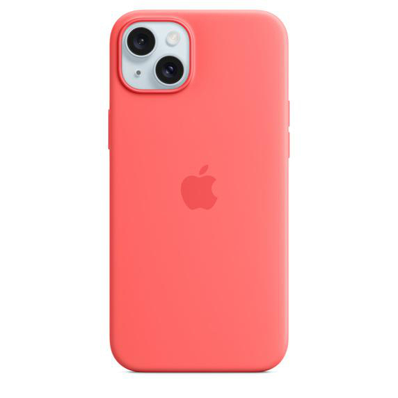 Case Backcover, APPLE Guave iPhone 15 mit Plus, Silikon MagSafe, Apple,