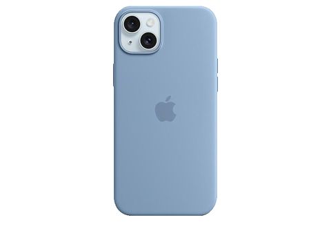APPLE Silikon Case mit MagSafe, Backcover, Apple, iPhone 15 Plus,  Winterblau für Apple iPhone 15 Plus Winterblau kaufen