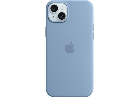 APPLE Silikon Case mit MagSafe, Backcover, Apple, iPhone 15 Plus,  Winterblau für Apple iPhone 15 Plus Winterblau kaufen