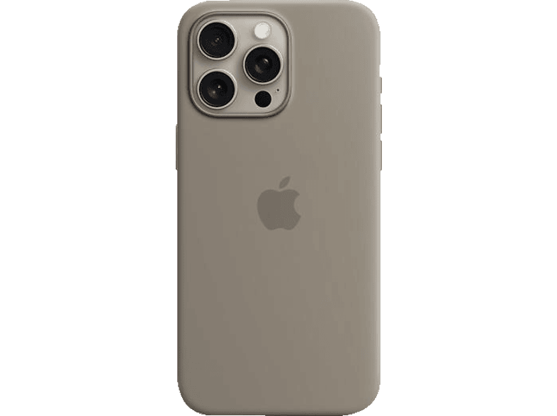 APPLE Silikon Case mit Apple, Tonbraun MagSafe, Max, Backcover, iPhone Pro 15