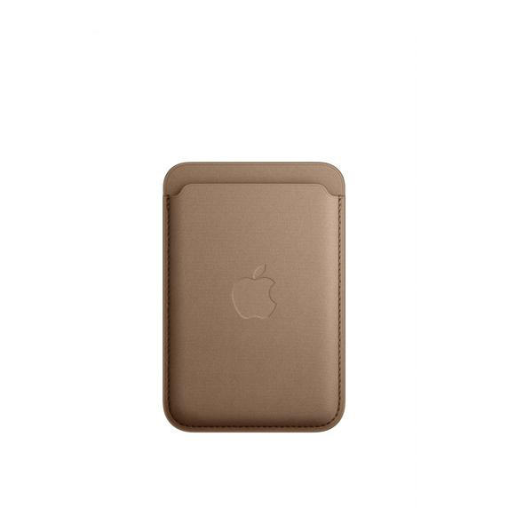 Wallet Taupe iPhone iPhone 15 15, Bookcover, 15 mit APPLE 15 iPhone MagSafe, Plus, Feingewebe iPhone Pro Max, Pro, Apple,