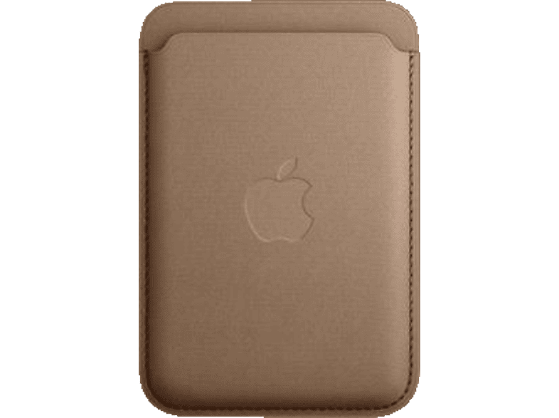 APPLE Feingewebe Wallet mit MagSafe, Bookcover, Apple, iPhone 15 Pro, iPhone 15 Pro Max, iPhone 15, iPhone 15 Plus, Taupe