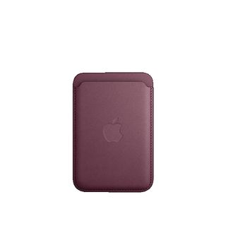 APPLE Feingewebe Wallet mit MagSafe Sleeves, für Apple iPhone 15 Pro, iPhone 15 Pro Max, iPhone 15, iPhone 15 Plus, Mulberry