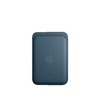APPLE Feingewebe Wallet mit MagSafe, Bookcover, Apple, iPhone 15 Pro, iPhone 15 Pro Max, iPhone 15, iPhone 15 Plus, Pazifikblau