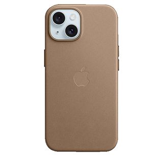 APPLE Feingewebe Case mit MagSafe, Backcover, Apple, iPhone 15, Taupe