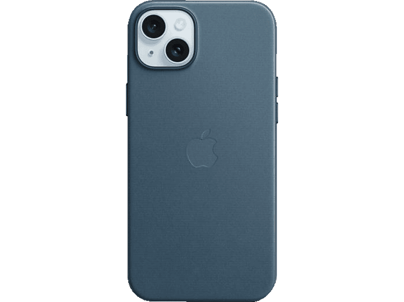 APPLE Feingewebe Case mit MagSafe, Backcover, Apple, iPhone 15 Plus, Pazifikblau