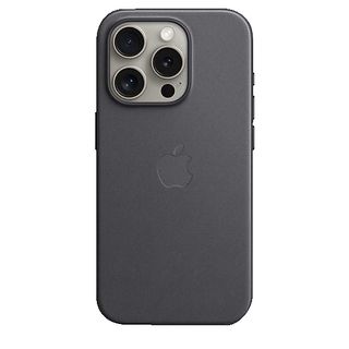 APPLE Feingewebe Case mit MagSafe Backcover, für Apple iPhone 15 Pro, Black