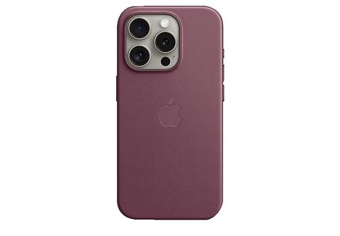 APPLE Feingewebe Case mit Mulberry Apple, Mulberry Pro, 15 kaufen | SATURN Backcover, Apple iPhone MagSafe, iPhone für Pro 15