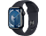 APPLE Watch Series 9 (GPS, Alu) 41 mm - Smartwatch (S/M 130-180 mm, Fluorelastomer, Mitternacht/Mitternacht)