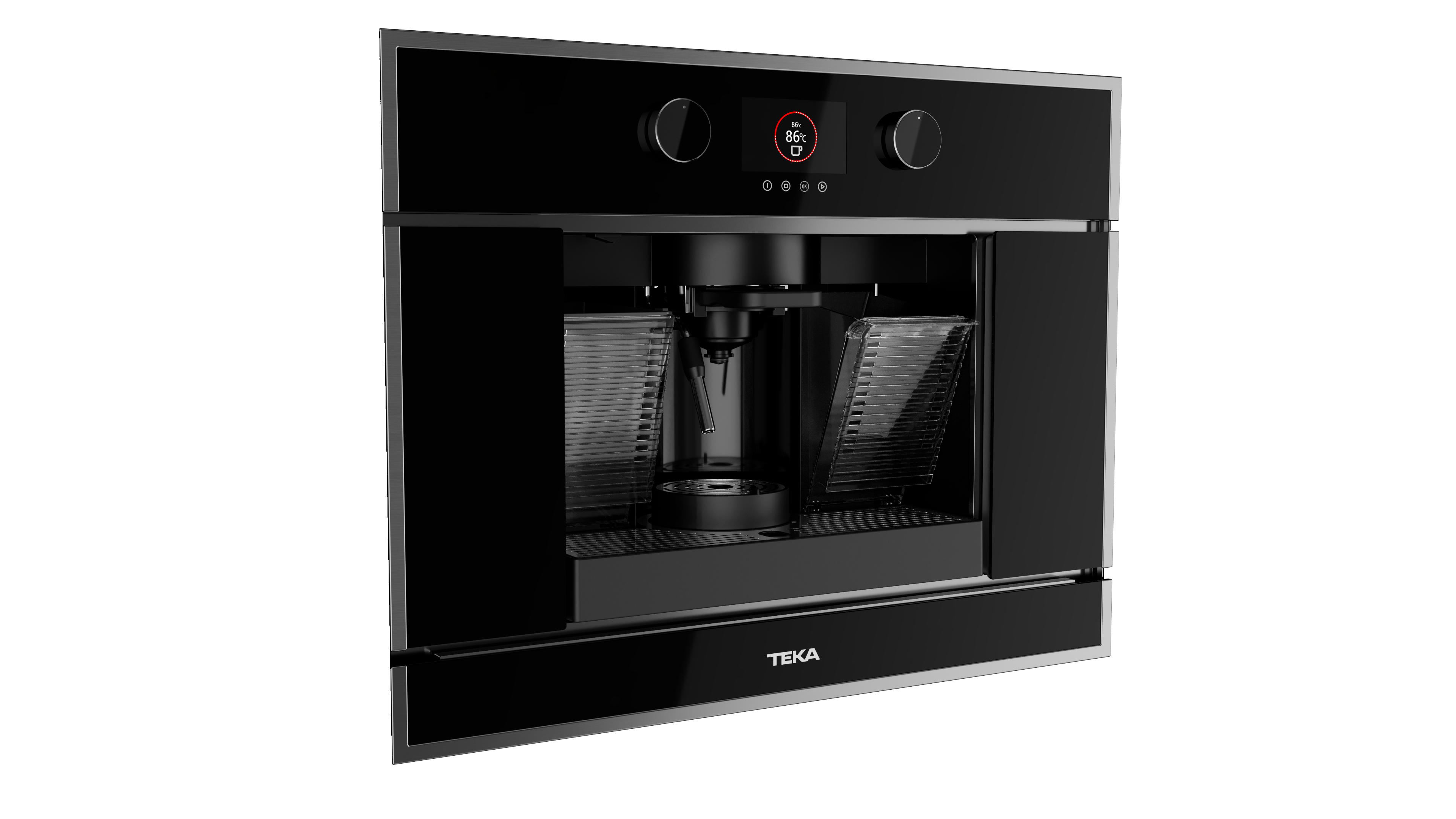TEKA CLC 835 MC Ankastre Kahve Makinesi Siyah
