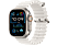 APPLE Ultra 2 (GPS + Cellular, Titan) 49 mm - Smartwatch (130-200 mm, Fluorelastomer, Titan Natur/Weiss)