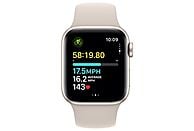 Smartwatch APPLE Watch SE (2 generacji) GPS Koperta 40mm z aluminium w kolorze księżycowej poświaty z paskiem sportowym S/M w kolorze ks