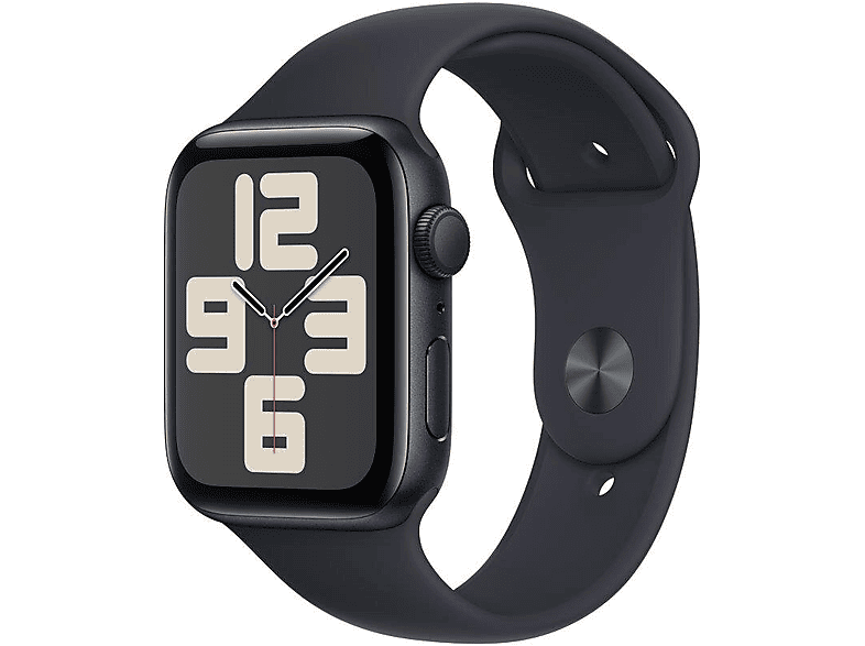 Smartwatch APPLE Watch SE (2 generacji) GPS Koperta 44mm z aluminium w kolorze północy paskiem sportowym M/L MRE93QP/A