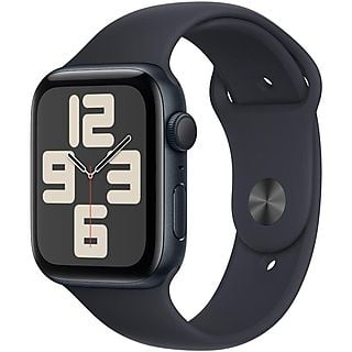 Smartwatch APPLE Watch SE (2 generacji) GPS Koperta 44mm z aluminium w kolorze północy z paskiem sportowym M/L w kolorze północy MRE93QP/A