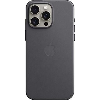 APPLE Feingewebe Case mit MagSafe Backcover, für Apple iPhone 15 Pro Max, Black