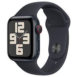 Smartwatch APPLE Watch SE (2 generacji) GPS + Cellular Koperta 40mm z aluminium w kolorze północy z paskiem sportowym M/L w kolorze północy MRG