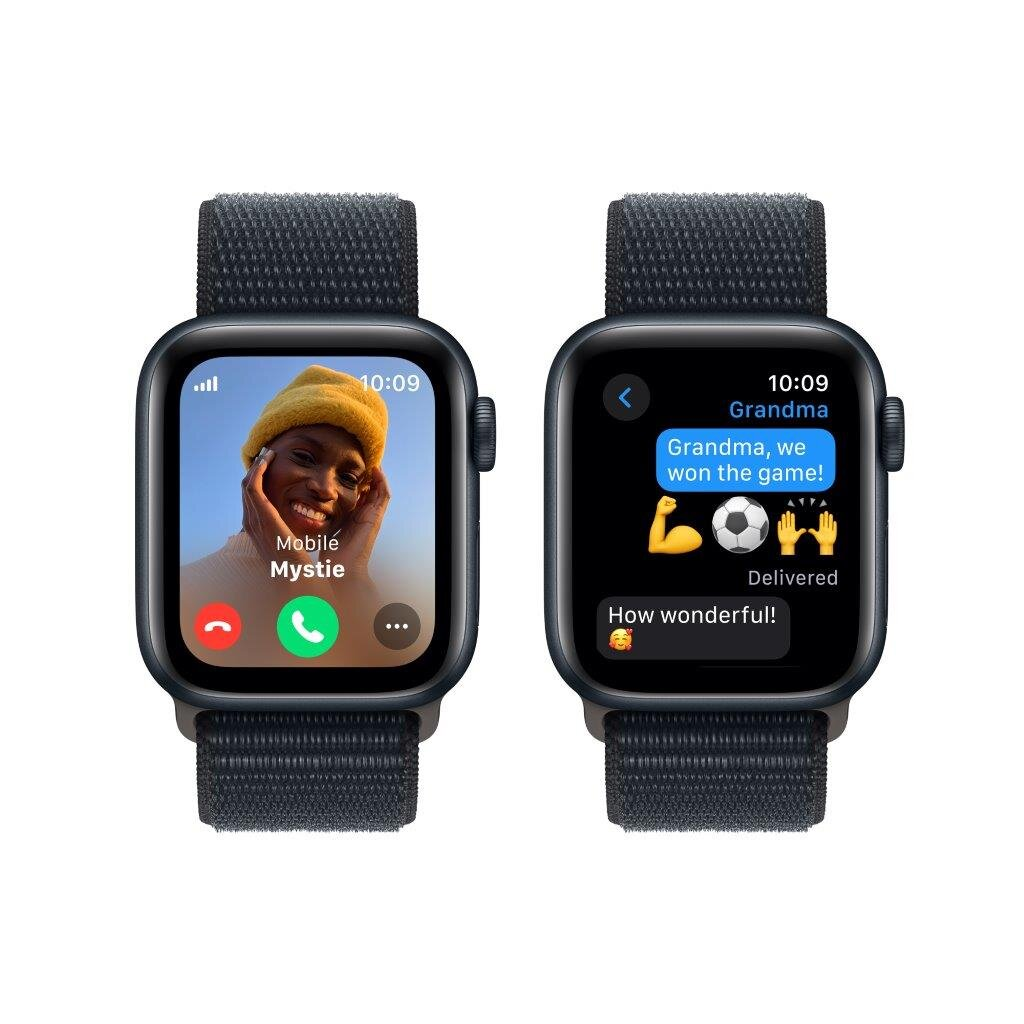 Smartwatch APPLE Watch SE (2 generacji) GPS + Cellular Koperta 40mm z aluminium w kolorze północy z opaską sportową w kolorze północy MRGE3QP/A