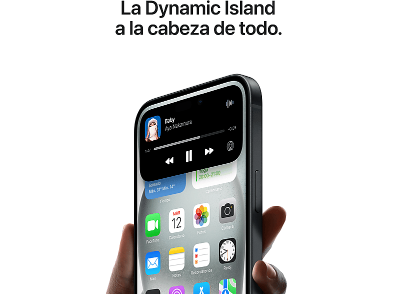 Apple iPhone 15, Azul, 128 GB, 5G, 6.1" OLED Super Retina XDR, Chip A16 Bionic, iOS – imagen 2