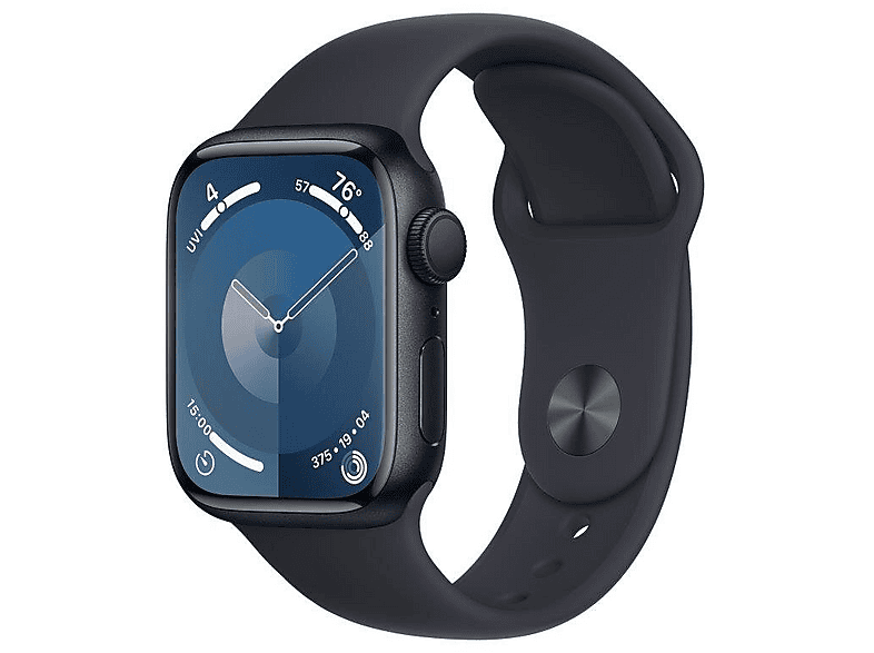 Smartwatch APPLE Watch Series 9 GPS Koperta 41mm z aluminium w kolorze północy paskiem sportowym S/M MR8W3QP/A