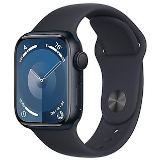 Smartwatch APPLE Watch Series 9 GPS Koperta 41mm z aluminium w kolorze północy z paskiem sportowym S/M w kolorze północy MR8W3QP/A