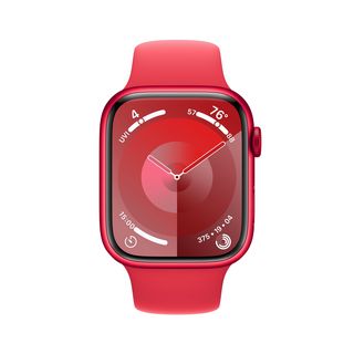 APPLE Watch Series 9 GPS 45mm Aluminiumgehäuse, Sportarmband M/L, (PRODUCT)RED