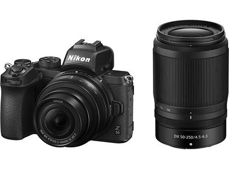 NIKON Z 50 + Nikkor Z DX 16-50 VR + 50-250 VR Aynasız Fotoğraf Makinesi Siyah_6