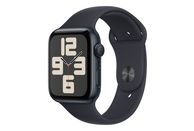 APPLE Watch SE (GPS) 44 mm - Smartwatch (M/L 160-210 mm, Fluoroelastomero, Mezzanotte/Midnight)