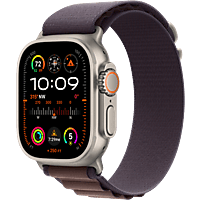 MediaMarkt APPLE Watch Ultra 2 GPS + Cellular 49 mm Titanium Case/Indigo Alpine Loop - Small aanbieding