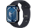 APPLE Watch Series 9 (GPS + Cellular, Alu) 45 mm - Smartwatch (S/M 140-190 mm, Fluorelastomer, Mitternacht/Mitternacht)