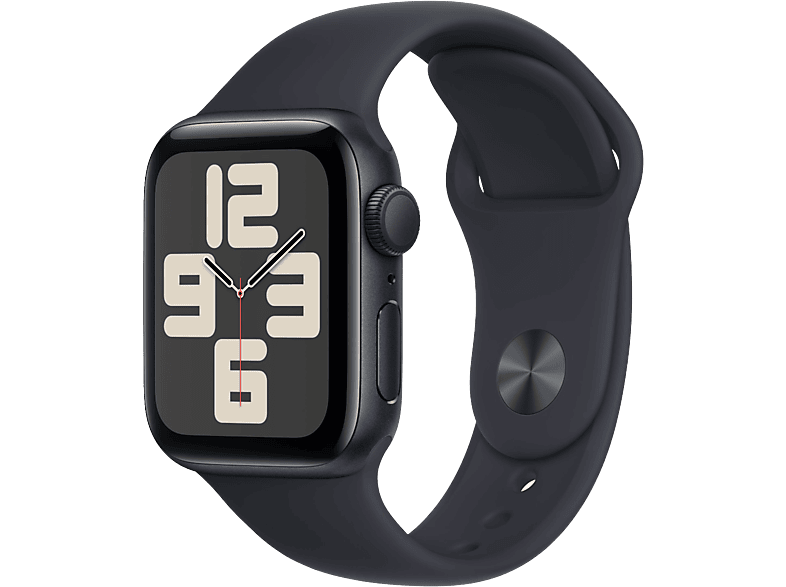 Apple Watch Se GPs 40 Mm Midnight Aluminium Kast Sport Band - S/m (mr9x3qf/a)