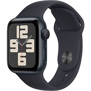 APPLE Watch SE GPS 40 mm Boîtier aluminium Midnight, Bracelet Sport Band Midnight - S/M (MR9X3QF/A)