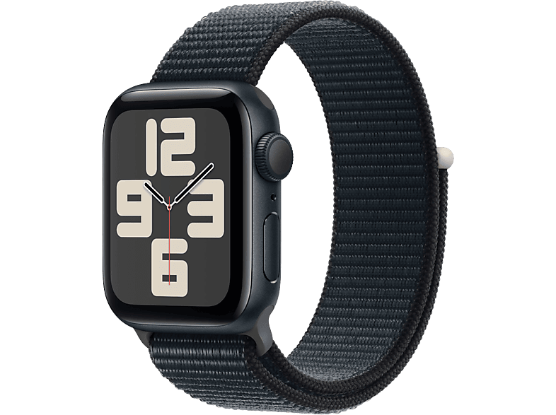 Apple Watch Se GPs 40 Mm Boîtier Aluminium Midnight Bracelet Sport Loop Midnight (mre03qf/a)