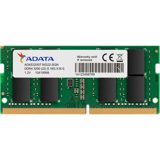 Premier 8GB DDR4 3200MHz CL22 Tek Modül SODIMM Laptop Ram AD4S32008G22-SGN
