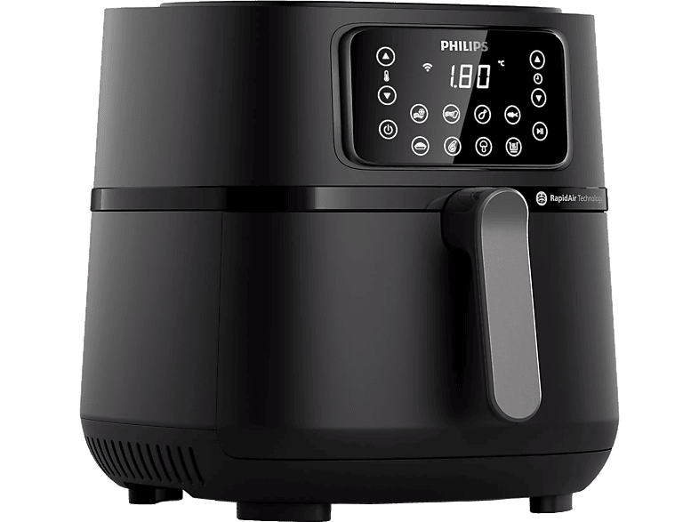 PHILIPS HD9285/93 Airfryer 5000 XXL Forrólevegős sütő 1 kiegészítővel, 2000 W, fekete