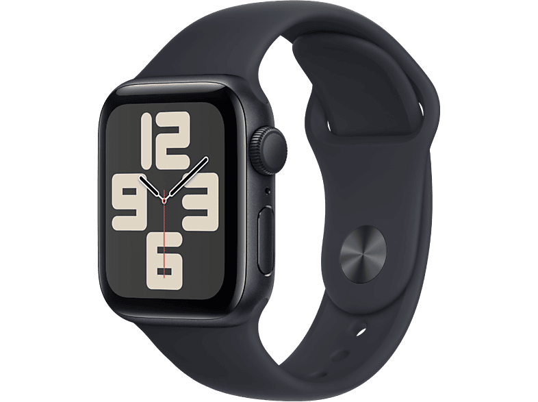 APPLE Watch SE GPS 40 mm Middernacht Aluminium Case/Middernacht Sport Band | S/M kopen? | MediaMarkt