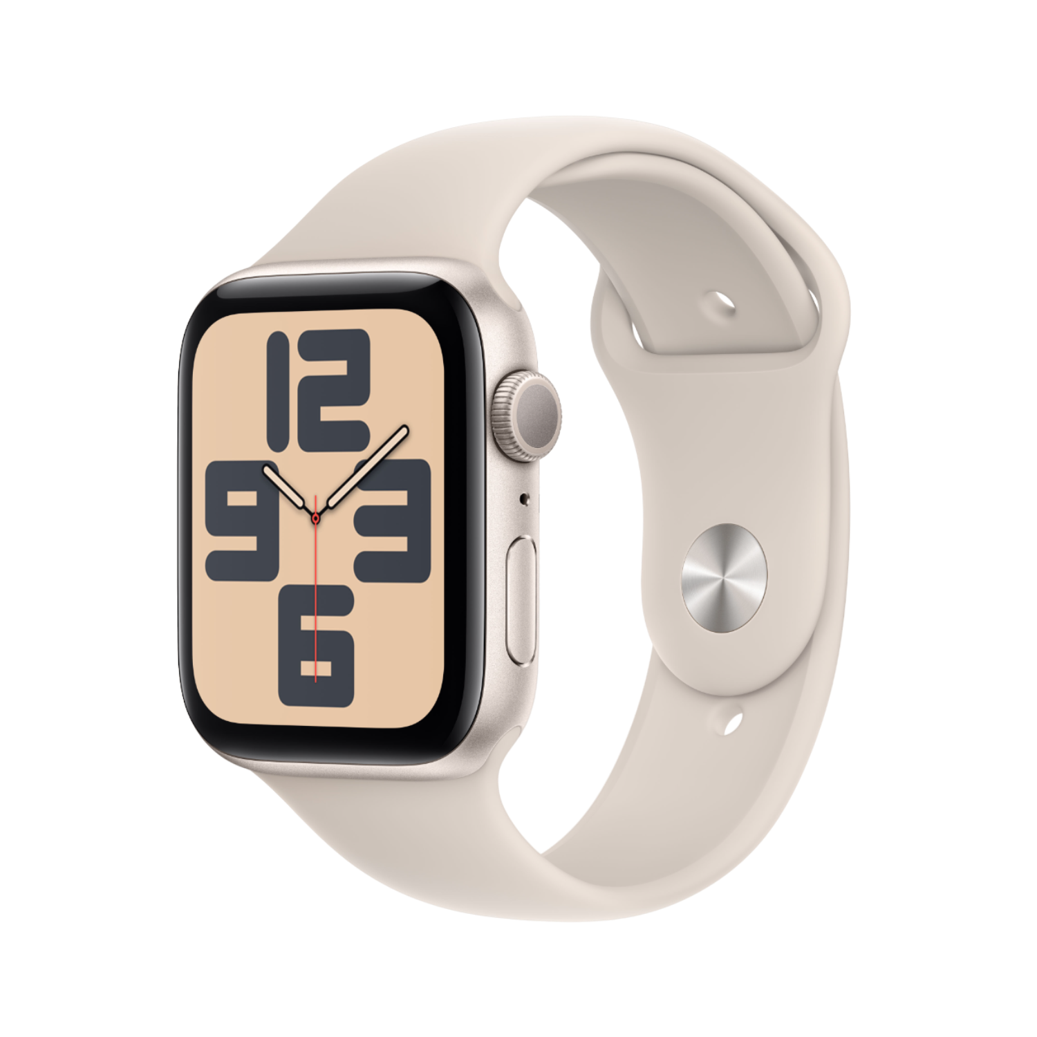 Apple Watch Se GPs 44 Mm Sterrenlicht Aluminium Case/sterrenlicht Sport Band - S/m