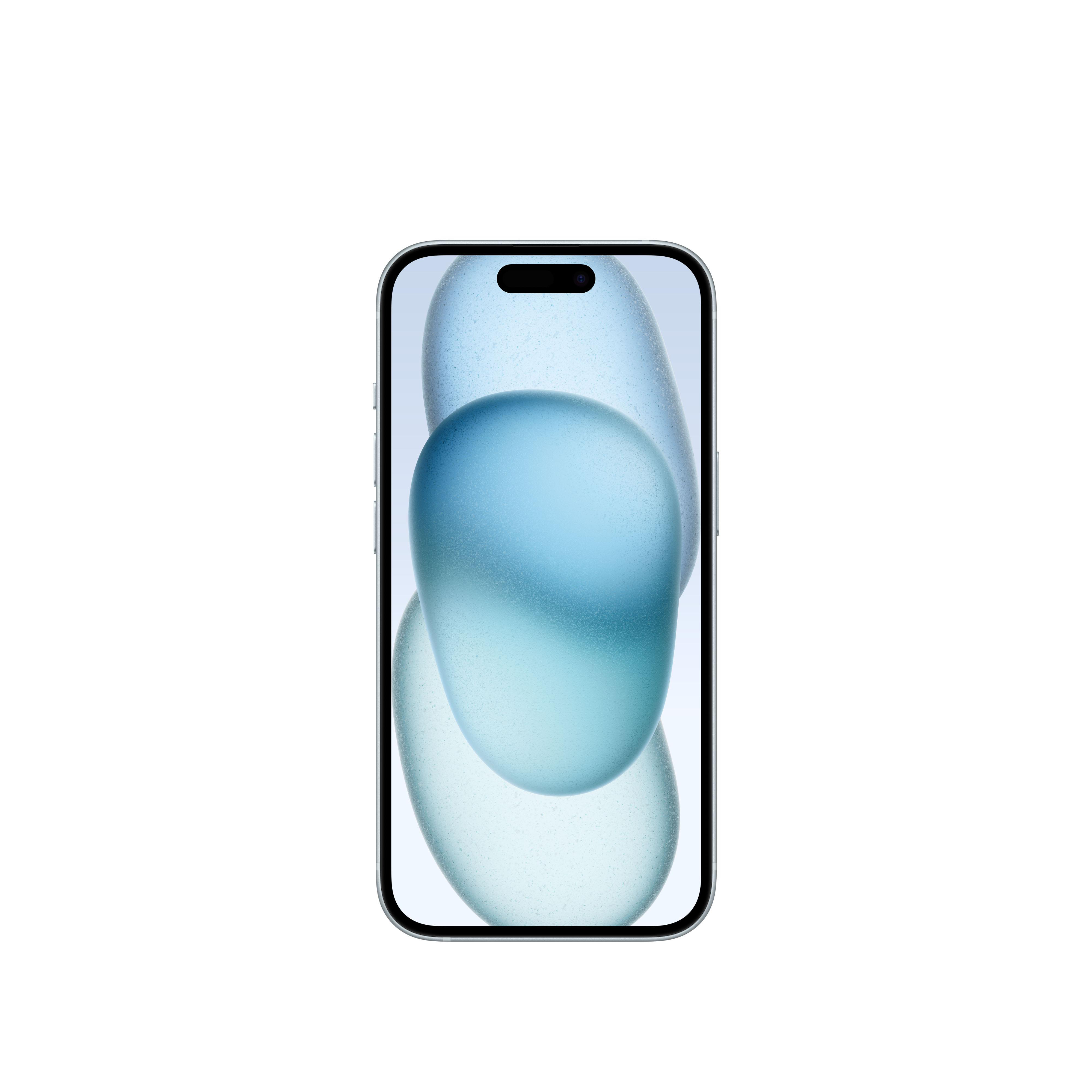 APPLE iPhone 15 SIM 5G 128 GB Dual Blau