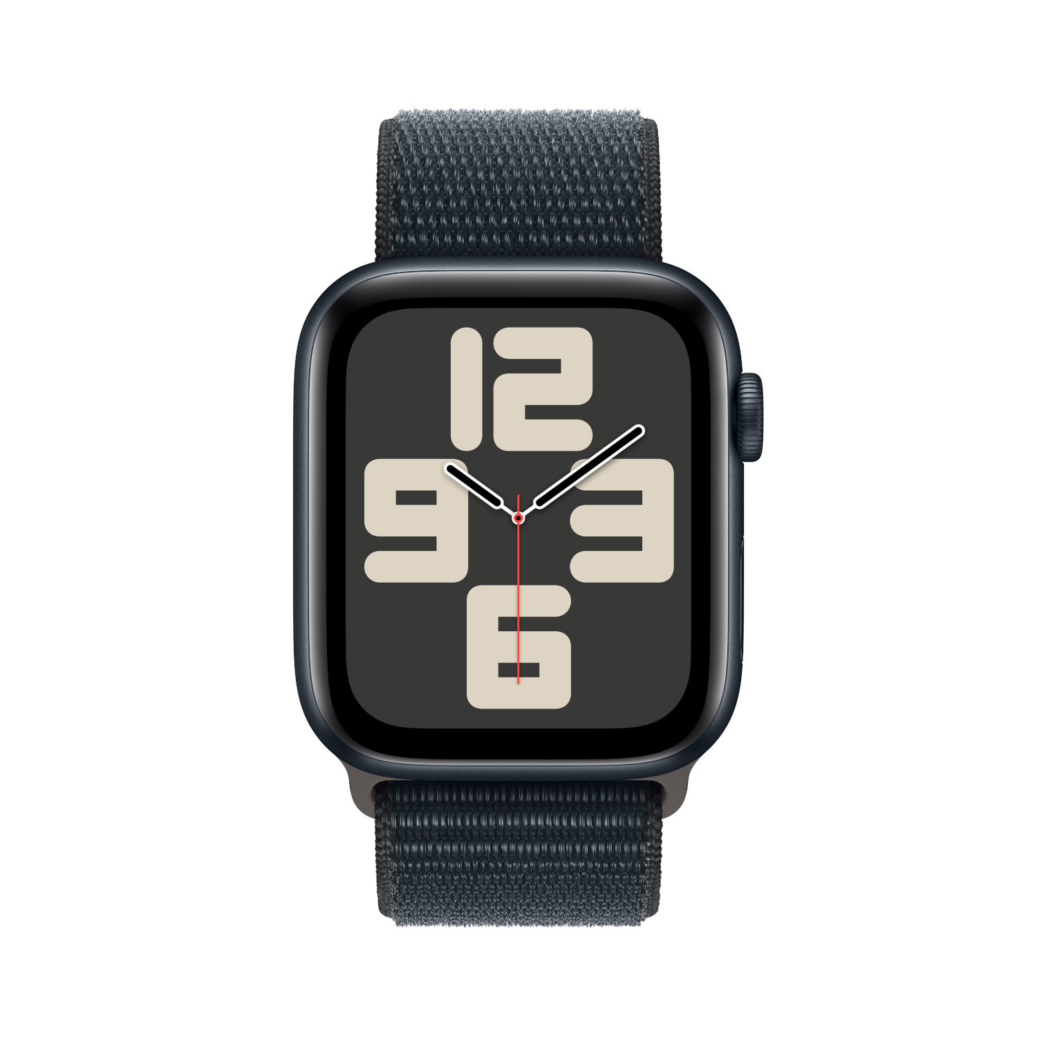 APPLE Watch SE GPS + Cellular 44 mm Midnight Aluminium kast, Midnight Sport Loop (MRHC3QF/A)