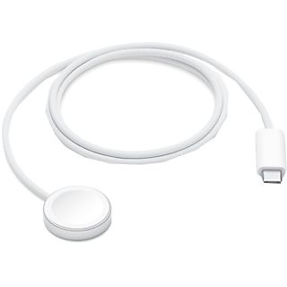 APPLE Cable cargador rápido magnético a USB-C para Apple Watch, 1 metro, Blanco