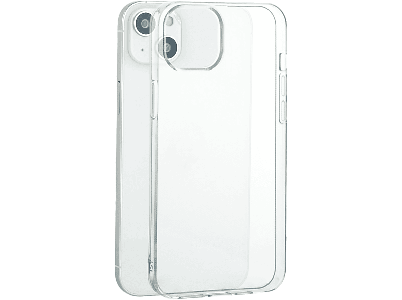 Funda móvil - ISY Clear ISC 1038, Para iPhone 15 Plus, Termoplástico, Salpicaduras, Impactos, Transparente