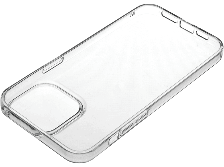 Funda móvil - ISY Clear ISC 1036, Para iPhone 15 Pro Max, Termoplástico, Salpicaduras, Impactos, Transparente
