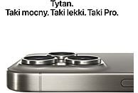 Smartfon APPLE iPhone 15 Pro 1TB Tytan naturalny MTVF3PX/A